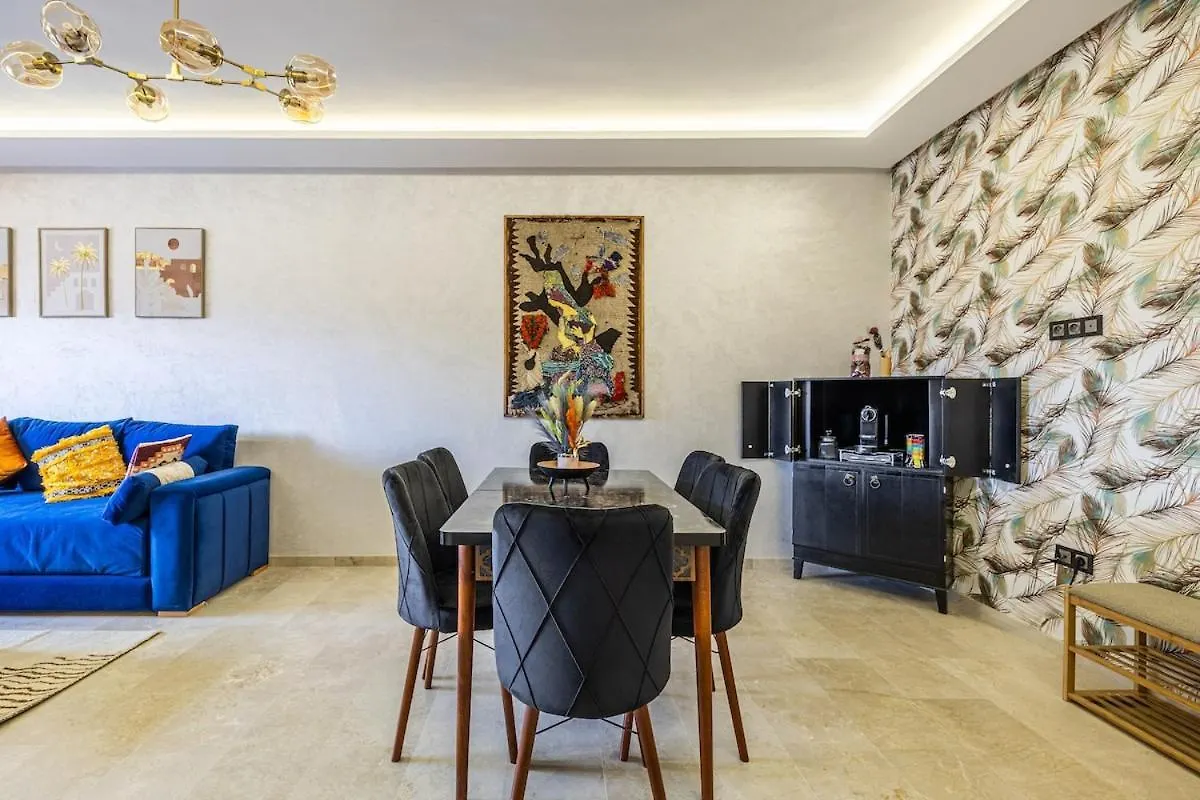 Ferienwohnung Cozy&Familial Appt-Pool-Free Parking-Optic Fiber Marrakesch 0*,