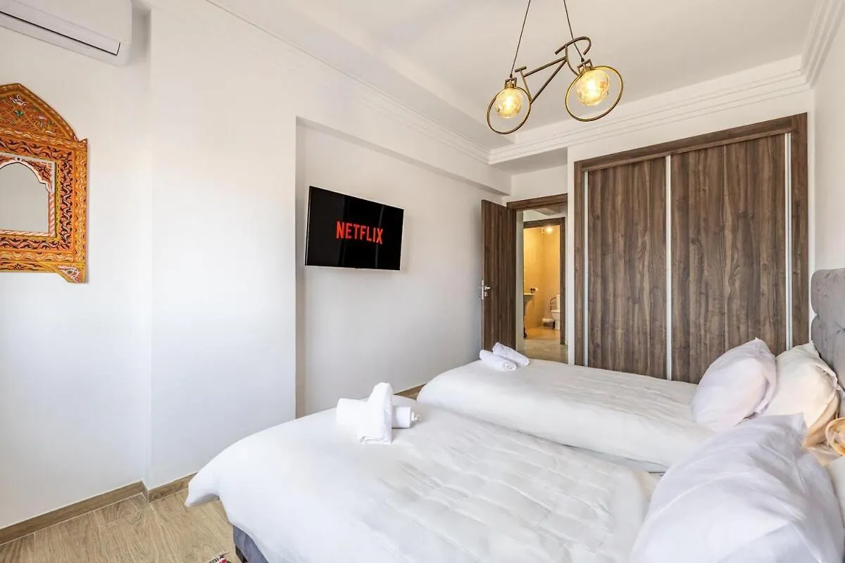 Cozy&Familial Appt-Pool-Free Parking-Optic Fiber Διαμέρισμα Μαρακές