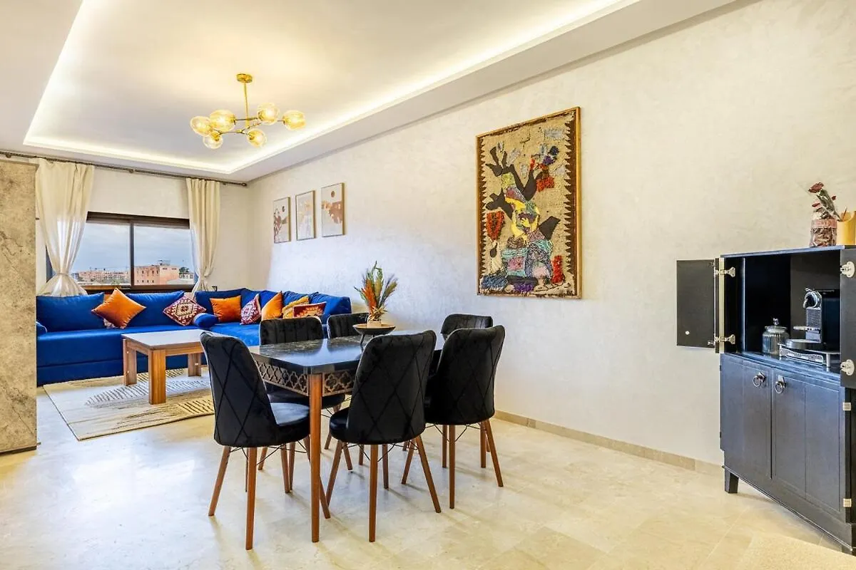 Cozy&Familial Appt-Pool-Free Parking-Optic Fiber Διαμέρισμα Μαρακές Μαρόκο