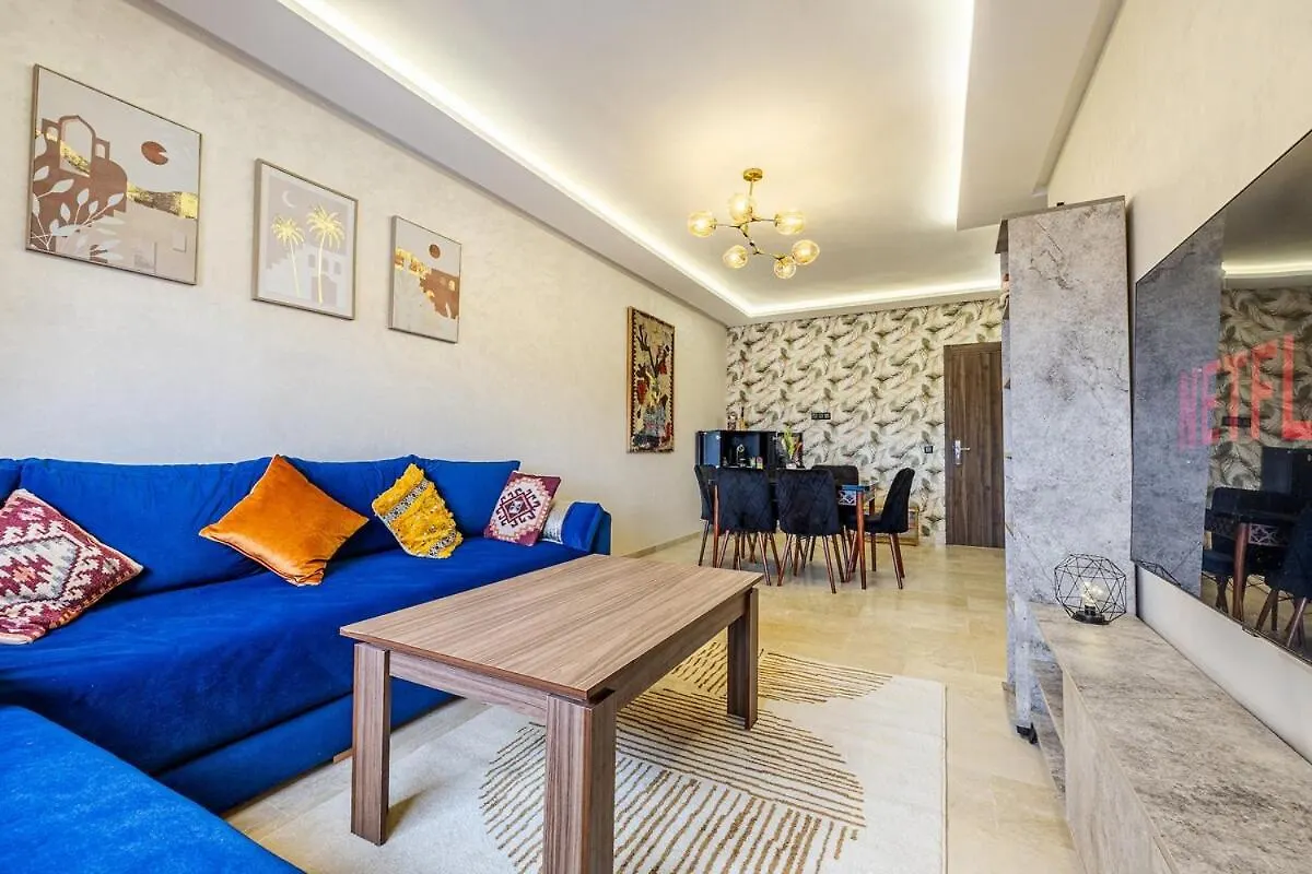 Cozy&Familial Appt-Pool-Free Parking-Optic Fiber Διαμέρισμα Μαρακές Μαρόκο